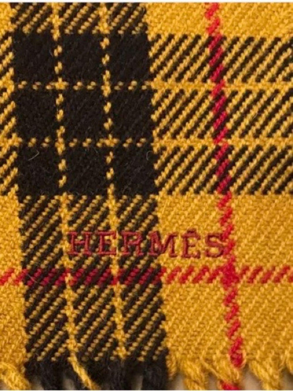 Hermès Blanket Tartan Pattern